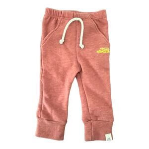 Lulu + Roo NWT Red “Polar Express” Joggers. 0-3 Months
